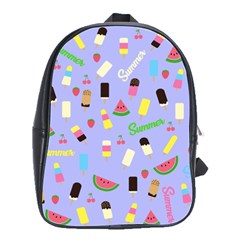 Summer Pattern School Bags(large)  by Valentinaart