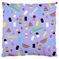 Summer pattern Large Cushion Case (One Side)