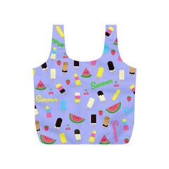 Summer pattern Full Print Recycle Bags (S) 