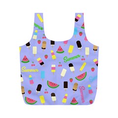 Summer pattern Full Print Recycle Bags (M) 