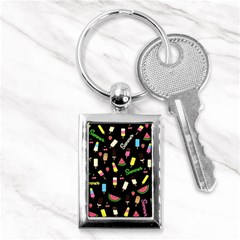 Summer Pattern Key Chains (rectangle)  by Valentinaart