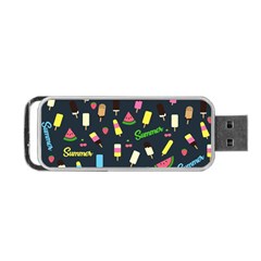 Summer Pattern Portable Usb Flash (two Sides) by Valentinaart