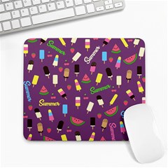 Summer Pattern Large Mousepads by Valentinaart