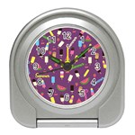 Summer pattern Travel Alarm Clocks Front