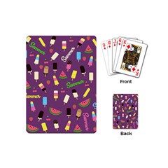 Summer Pattern Playing Cards (mini)  by Valentinaart