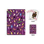 Summer pattern Playing Cards (Mini)  Back