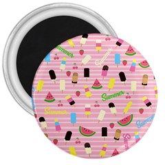 Summer Pattern 3  Magnets by Valentinaart