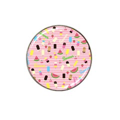 Summer Pattern Hat Clip Ball Marker (10 Pack) by Valentinaart