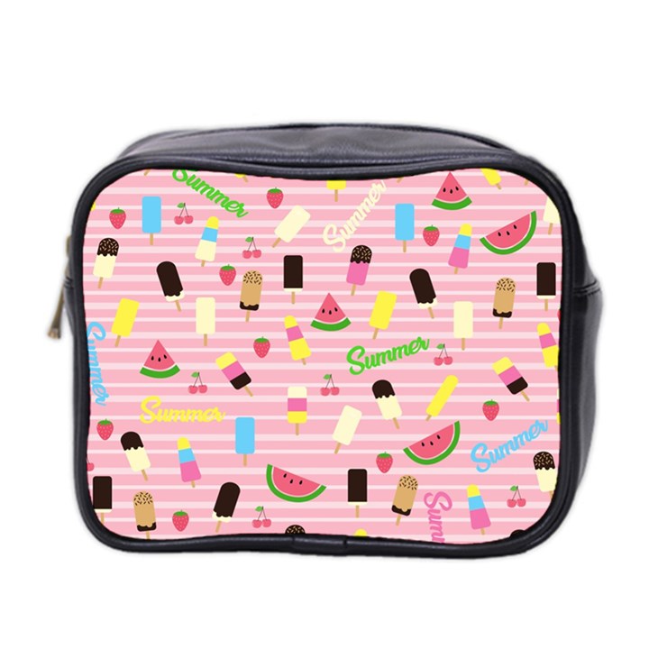 Summer pattern Mini Toiletries Bag 2-Side