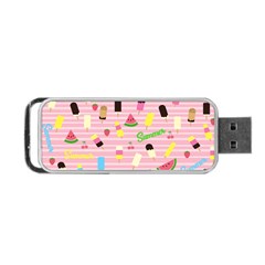 Summer Pattern Portable Usb Flash (two Sides) by Valentinaart