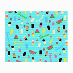 Summer Pattern Small Glasses Cloth (2-side) by Valentinaart