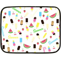 Summer pattern Fleece Blanket (Mini)