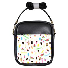 Summer pattern Girls Sling Bags