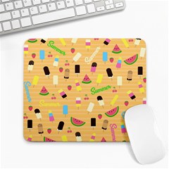 Summer Pattern Large Mousepads by Valentinaart