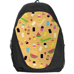 Summer Pattern Backpack Bag by Valentinaart