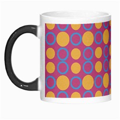 Colorful Geometric Polka Print Morph Mugs by dflcprints