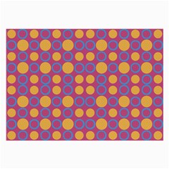 Colorful Geometric Polka Print Large Glasses Cloth by dflcprints