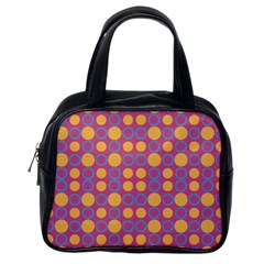 Colorful Geometric Polka Print Classic Handbags (one Side) by dflcprints