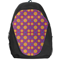 Colorful Geometric Polka Print Backpack Bag by dflcprints