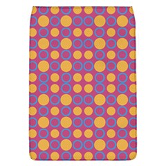 Colorful Geometric Polka Print Flap Covers (l)  by dflcprints