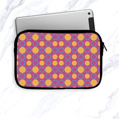 Colorful Geometric Polka Print Apple Ipad Mini Zipper Cases by dflcprints