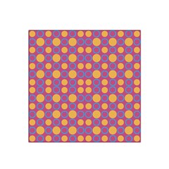 Colorful Geometric Polka Print Satin Bandana Scarf by dflcprintsclothing