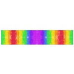 Striped Painted Rainbow Flano Scarf (Small) Front