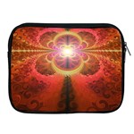 Liquid Sunset, A Beautiful Fractal Burst Of Fiery Colors Apple iPad 2/3/4 Zipper Cases Front