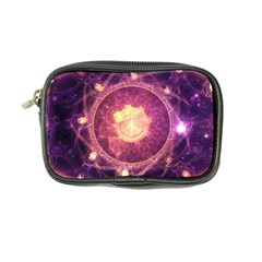 A Gold And Royal Purple Fractal Map Of The Stars Coin Purse