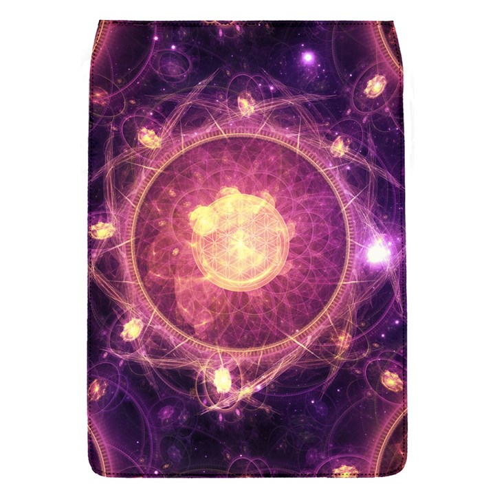 A Gold And Royal Purple Fractal Map Of The Stars Flap Covers (S) 