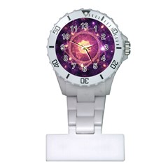 A Gold And Royal Purple Fractal Map Of The Stars Plastic Nurses Watch