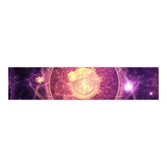 A Gold And Royal Purple Fractal Map Of The Stars Velvet Scrunchie