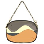 Wave Chevron Waves Material Chain Purses (One Side)  Front