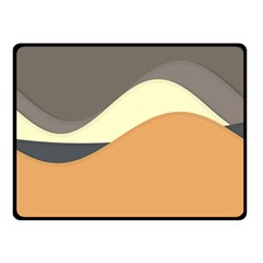 Wave Chevron Waves Material Fleece Blanket (small)