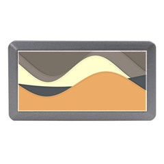 Wave Chevron Waves Material Memory Card Reader (mini) by Mariart