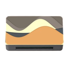 Wave Chevron Waves Material Memory Card Reader With Cf by Mariart