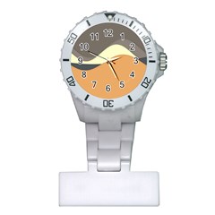 Wave Chevron Waves Material Plastic Nurses Watch by Mariart