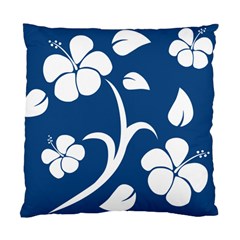 Blue Hawaiian Flower Floral Standard Cushion Case (one Side) by Mariart