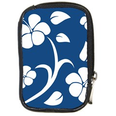 Blue Hawaiian Flower Floral Compact Camera Cases by Mariart