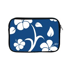 Blue Hawaiian Flower Floral Apple Ipad Mini Zipper Cases by Mariart