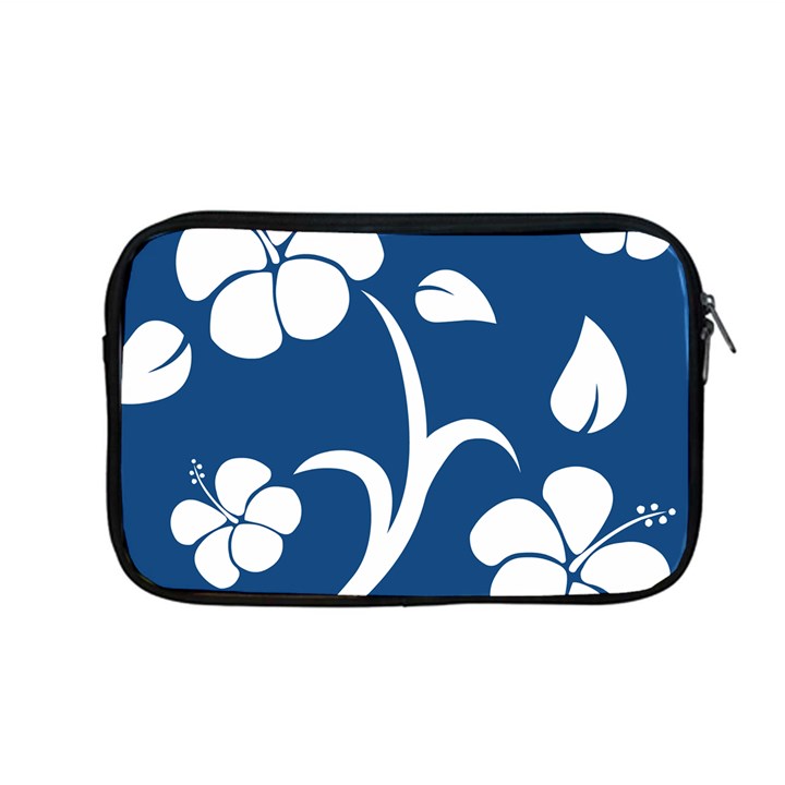 Blue Hawaiian Flower Floral Apple MacBook Pro 13  Zipper Case