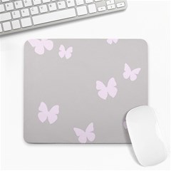 Butterfly Silhouette Organic Prints Linen Metallic Synthetic Wall Pink Large Mousepads