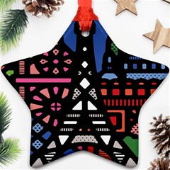 7 Wonders World Ornament (star)