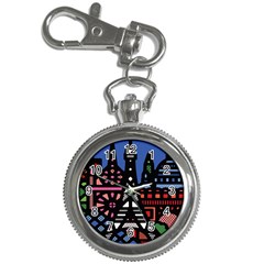 7 Wonders World Key Chain Watches