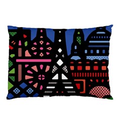 7 Wonders World Pillow Case by Mariart