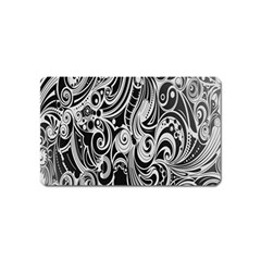 Black White Shape Magnet (name Card) by Mariart