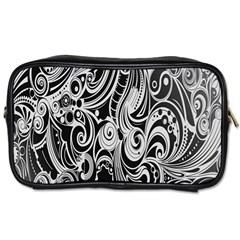 Black White Shape Toiletries Bags