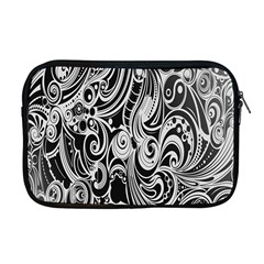 Black White Shape Apple Macbook Pro 17  Zipper Case by Mariart