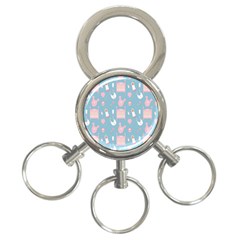 Baby Girl Accessories Pattern Pacifier 3-ring Key Chains