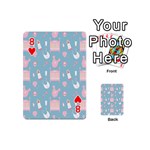 Baby Girl Accessories Pattern Pacifier Playing Cards 54 (Mini)  Front - Heart8